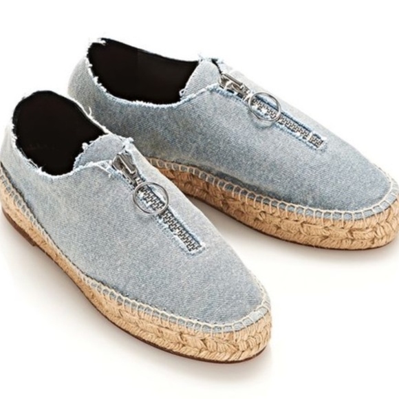 Alexander Wang Shoes - Alexander Wang Devon Espadrille Sneaker In Denim